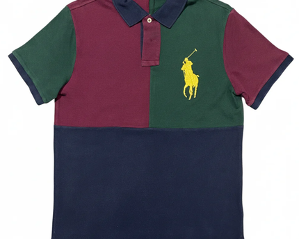 Polo Ralph Lauren Multicolor Color-Block Big Pony Polo Shirt