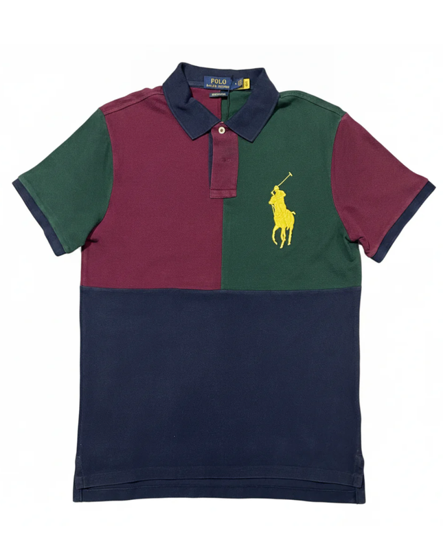Polo Ralph Lauren Multicolor Color-Block Big Pony Polo Shirt