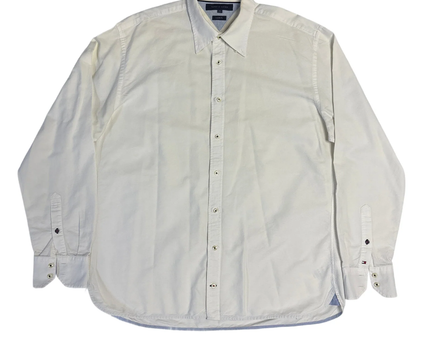 Tommy Hilfiger Cream Classic Long Sleeve Shirt