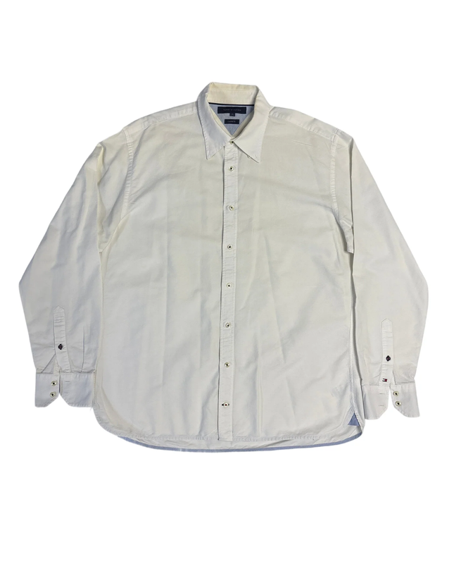 Tommy Hilfiger Cream Classic Long Sleeve Shirt