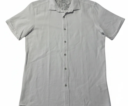LCW Vision White Slim Fit Short Sleeve Shirt