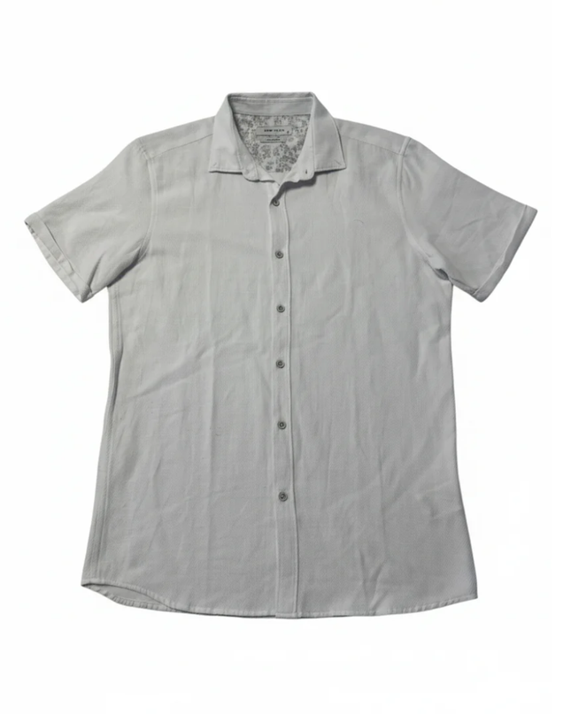LCW Vision White Slim Fit Short Sleeve Shirt
