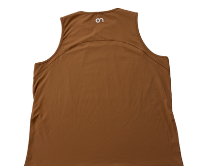 MOTION Brown Performance Tank Top