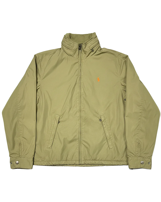 Polo Ralph Lauren Olive Green Full-Zip Lightweight Jacket