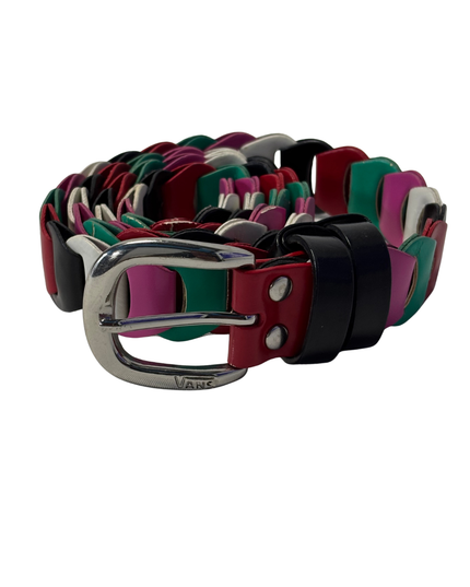 Multicolor Interlocking Woven Belt