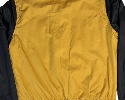 Hollister Yellow Contrast Sleeve Varsity Bomber Jacket