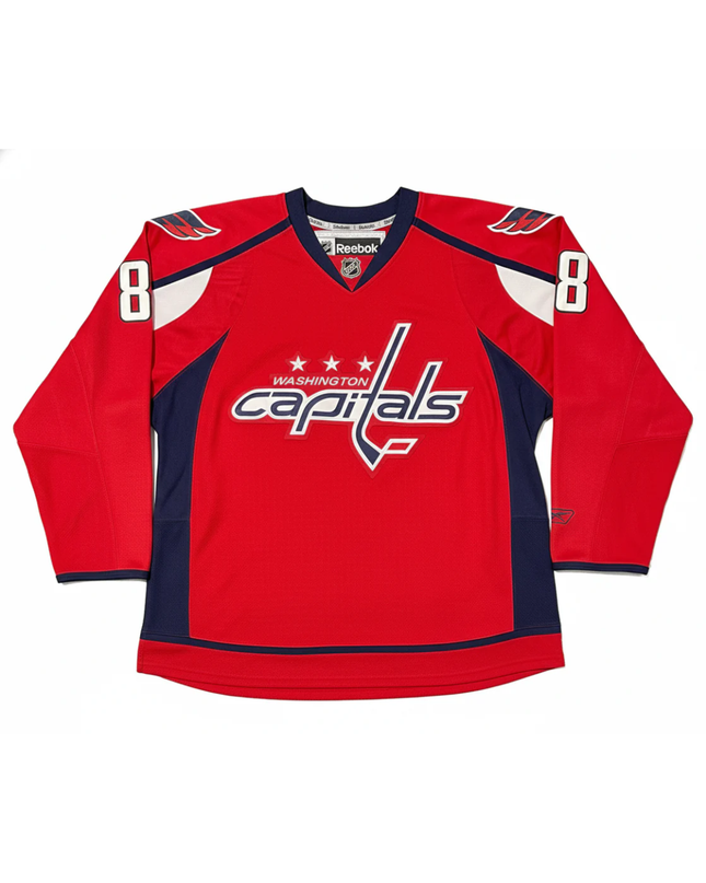 Reebok Red Washington Capitals Ovechkin #8 Hockey Jersey XL