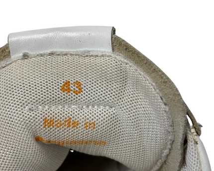 Sorbino White Leather Low-Top Men's Sneakers