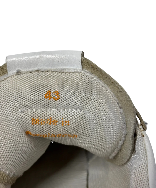 Sorbino White Leather Low-Top Men's Sneakers