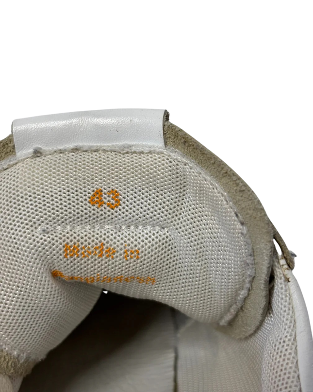 Sorbino White Leather Low-Top Men's Sneakers
