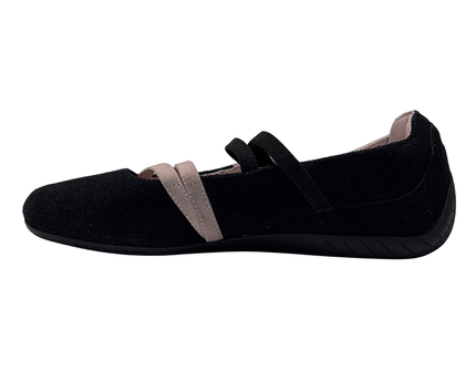 Puma Black Suede Ballet Flat Shoes