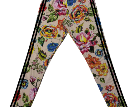 Adidas Originals Multicolor Floral Print Three Stripe Leggings