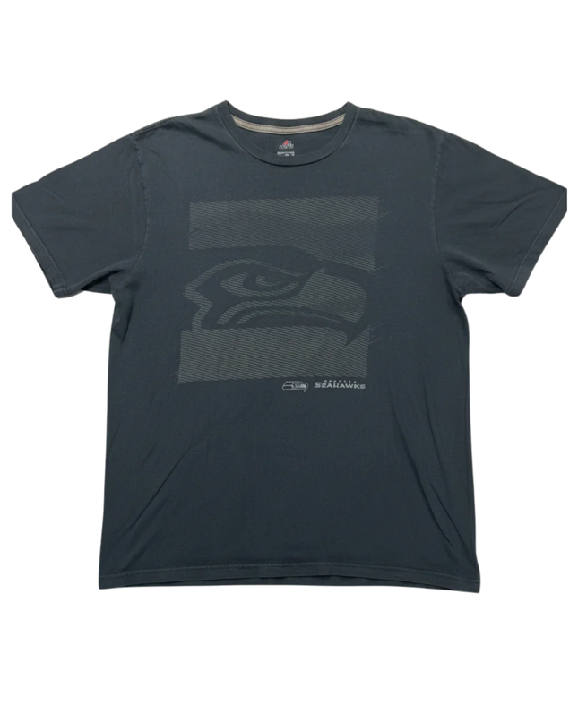 Majestic Black Seattle Seahawks Graphic Tee
