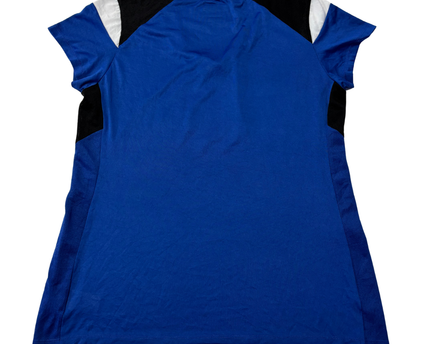 NFL Team Apparel Blue Indianapolis Colts Women's Lace-Up Sports T-Shirt