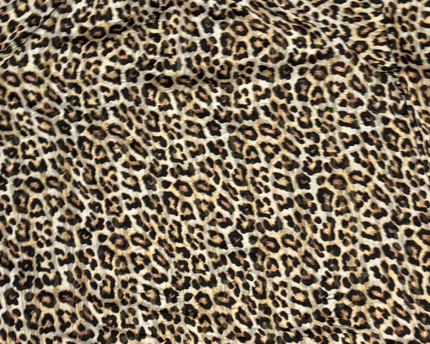 H&M Leopard Print Ruffle Neck Tie Blouse