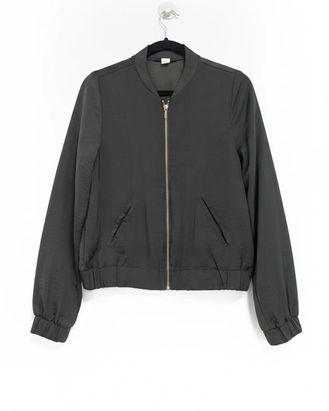 H&M Black Lightweight Bomber Jacket