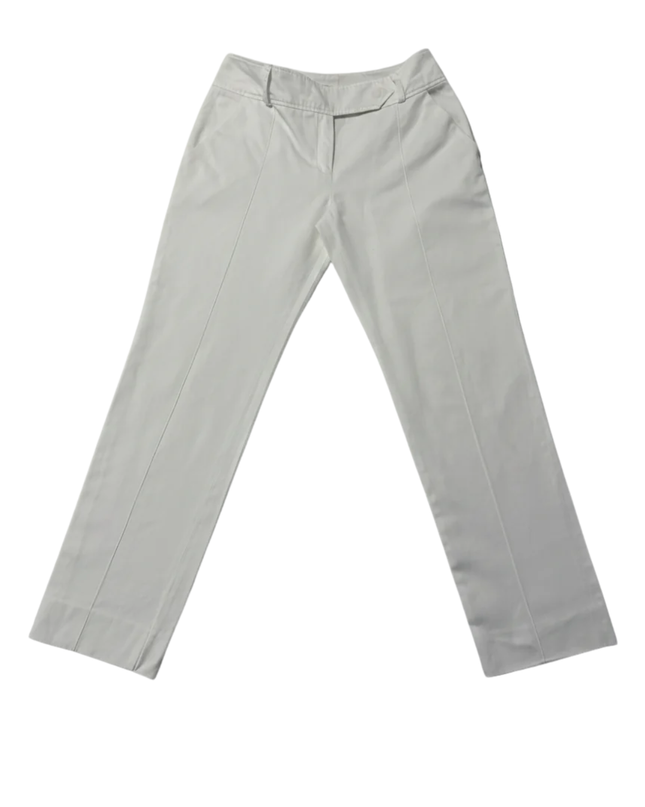 JOSEPH White Tailored Straight-Leg Trousers