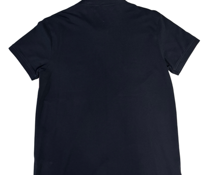 Tommy Hilfiger Navy Blue Colorblock Stripe Polo Shirt