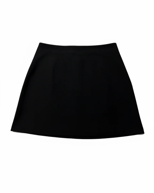 H&M Classic Black A-Line Mini Skirt