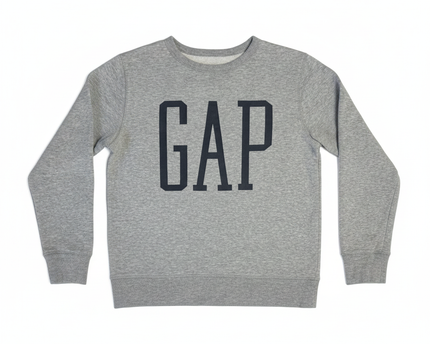 Gap Kids Grey Graphic Crewneck Sweatshirt
