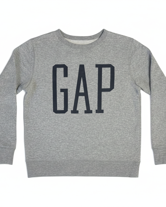 Gap Kids Grey Graphic Crewneck Sweatshirt