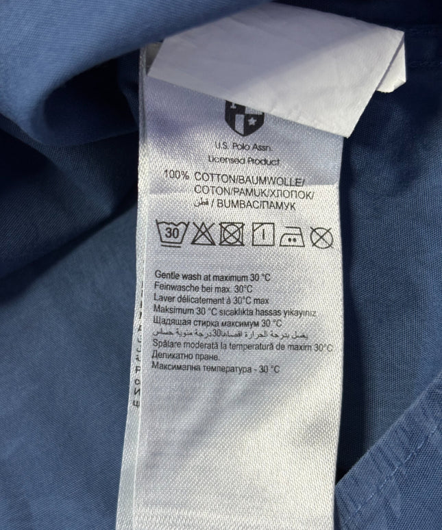 U.S. Polo Assn. Blue Leaf Print Button-Down Shirt