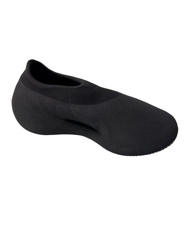 Adidas Black Knit Yeezy Slip-On Shoes