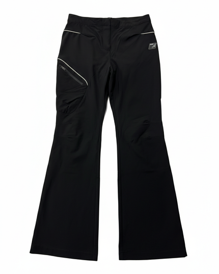Iets Frans Black Sporty Bootcut Technical Pants