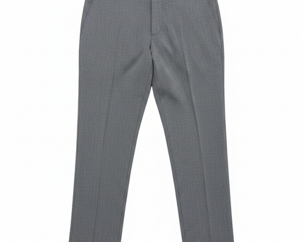 Zara Man Grey Slim Fit Tapered Dress Pants