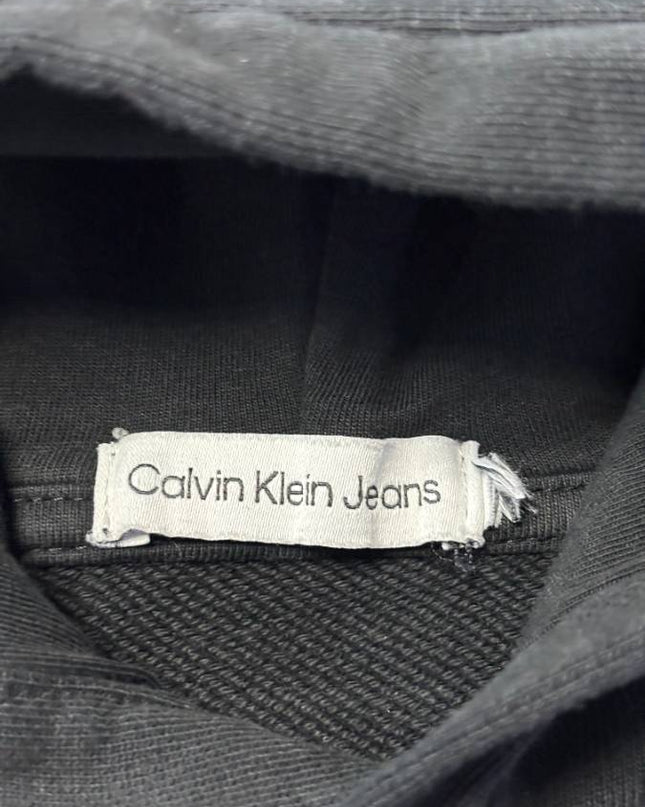 Calvin Klein Jeans Black Monogram Logo Hoodie