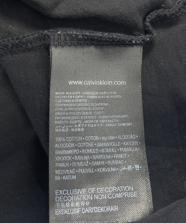 Calvin Klein Jeans Black Logo Crop Top
