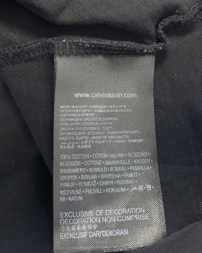 Calvin Klein Jeans Black Logo Crop Top