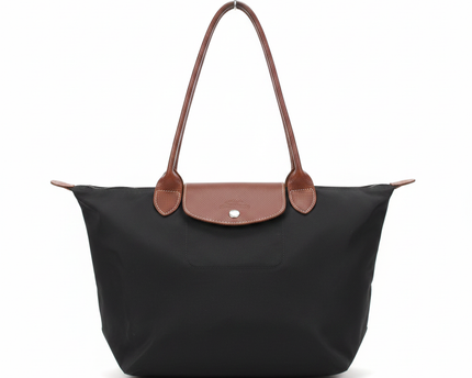 Longchamp Black Le Pliage Large Shoulder Tote Bag