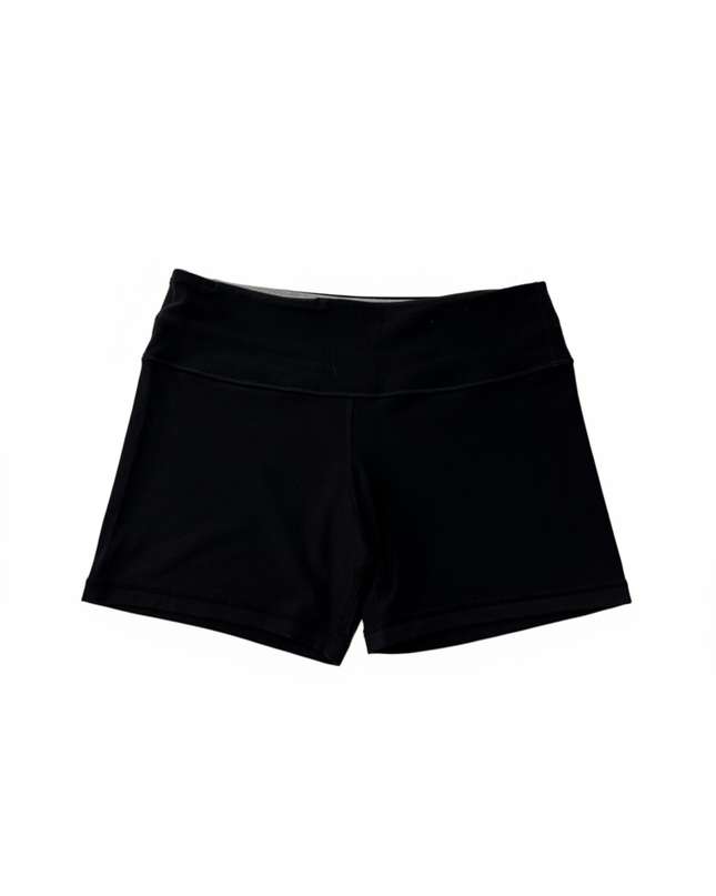 Lululemon Black High-Performance Tight Sports Shorts