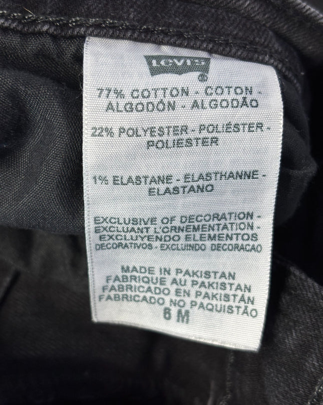 Levi's 515 Bootcut Black Jeans