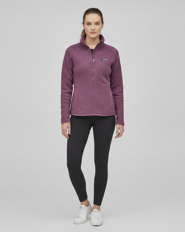 Patagonia Burgundy Better Sweater Full-Zip Fleece Jacket