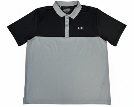 Under Armour Black/Grey Men's Performance Sports Polo