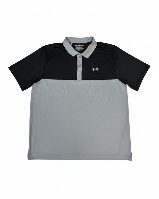 Under Armour Black/Grey Men's Performance Sports Polo