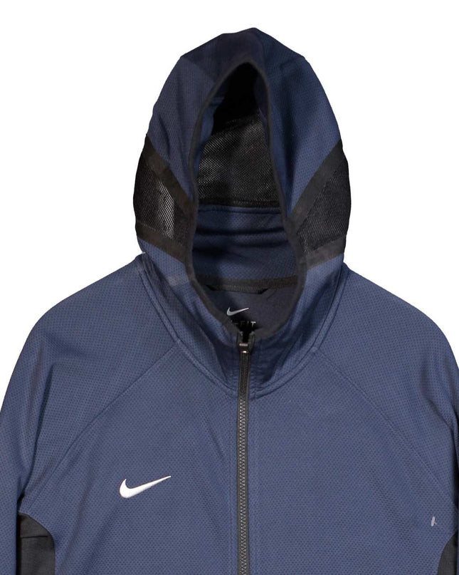 Nike Dry-Fit Full Zip Navy Blue Hoodie