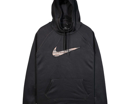 Nike Therma Fit Knockout Swoosh Mens Black Hoodie