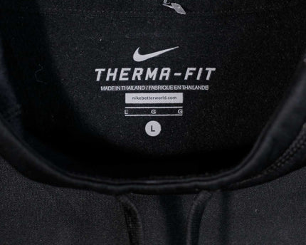 Nike Therma Fit Knockout Swoosh Mens Black Hoodie