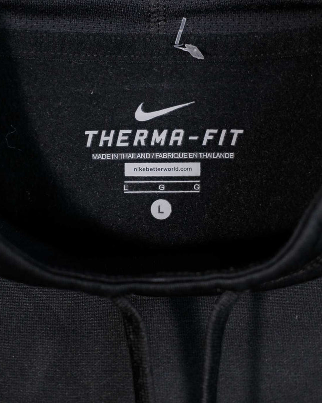 Nike Therma Fit Knockout Swoosh Mens Black Hoodie