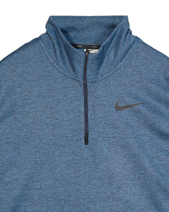 Nike Therma Fit Quarter Zip Pullover Blue Sweatshirt