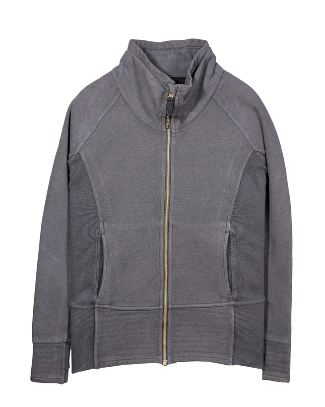 Lululemon Womens Radiant Full Zip High Collar Running Athleisure Gray Jacket