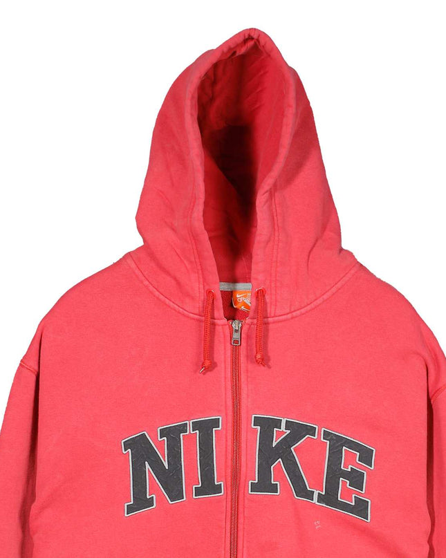 Nike Vintage Full Zip Red Hoodie