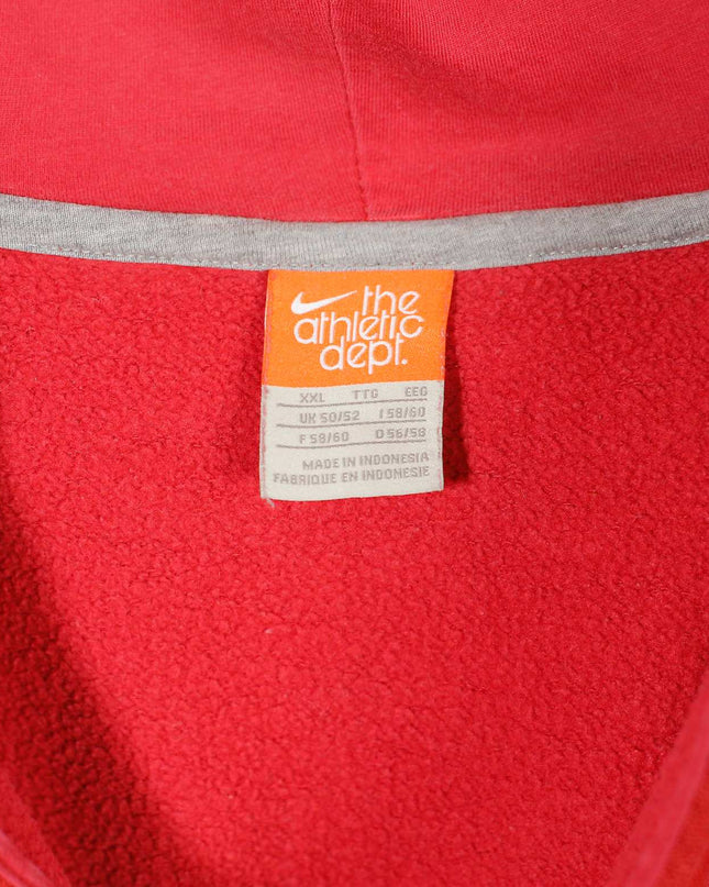 Nike Vintage Full Zip Red Hoodie