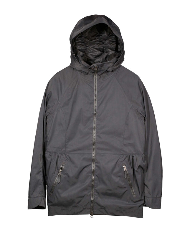 Lululemon Women's Hooded Peplum Hem Active Zip-up Black Jacket