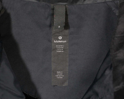 Lululemon Women's Hooded Peplum Hem Active Zip-up Black Jacket