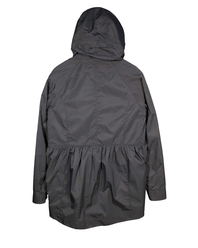 Lululemon Women's Hooded Peplum Hem Active Zip-up Black Jacket