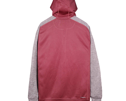 Adidas Essentials Full Zipper Burgundy Hoodie